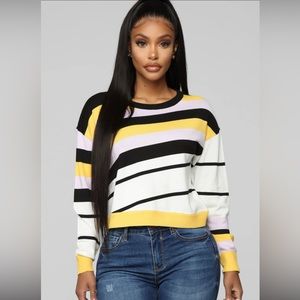 Sweater, Multicolor, Size M